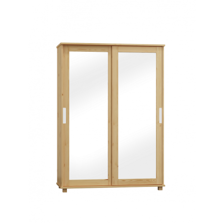 Skriňa Zoom, posuvné dvere so zrkadlom, úzka, s úchytom - ZOA13